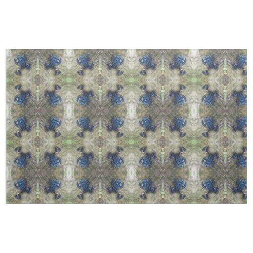 Blue Poison Dart Frog Fabric