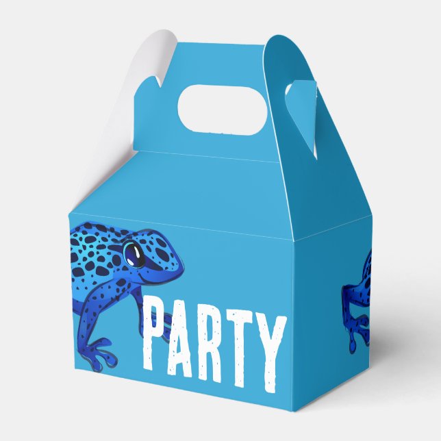 Blue Poison Dart Frog Gift Box (Front Side)