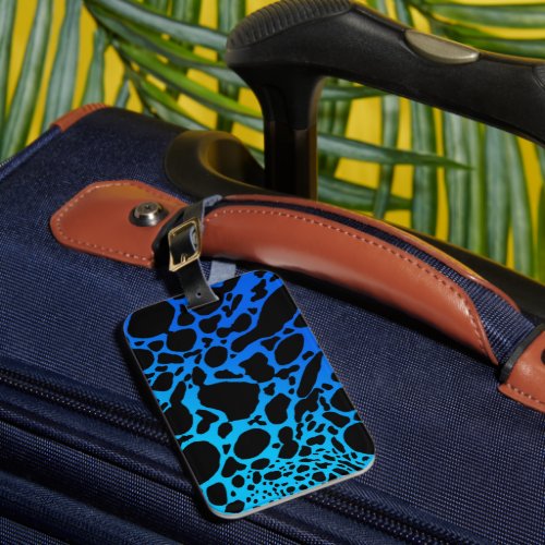 Blue Poison Dart Frog Luggage Tag