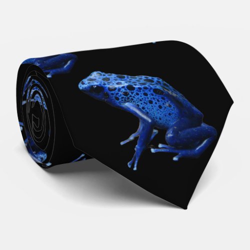 Blue Poison Dart Frog Neck Tie