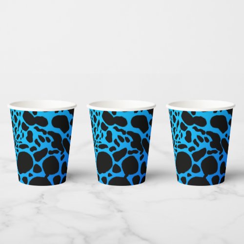 Blue Poison Dart Frog Paper Cups
