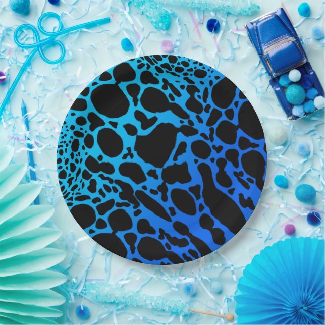 Blue Poison Dart Frog Paper Plates (Party)