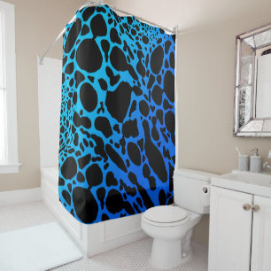 Blue Poison Dart Frog Shower Curtain