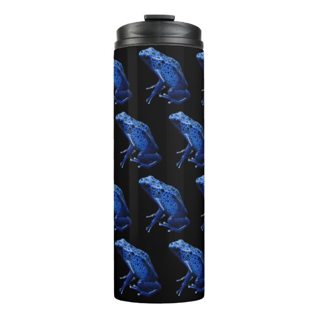 Blue Poison Dart Frog Thermal Tumbler (Front)