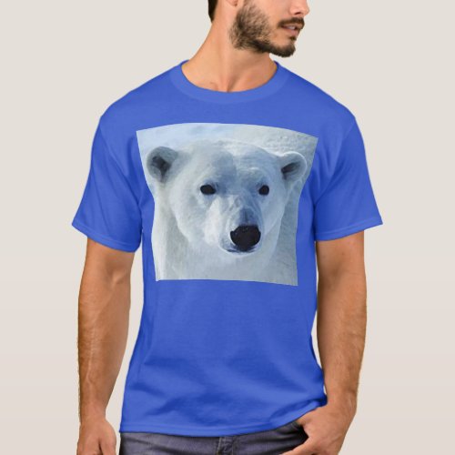 Blue Polar Bear T_Shirt