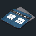 Blue Police Box Laptop Sleeve<br><div class="desc">Keep your laptop safe,  snug and happy in this Police Box sleeve. Available in 3 sizes to fit a range of laptops!</div>