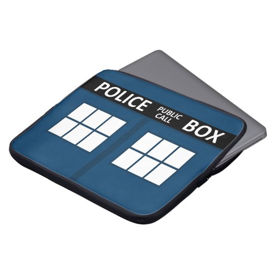 Blue Police Box Laptop Sleeve