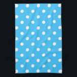 Blue Polka Dot Kitchen Towel<br><div class="desc">Blue polka dot kitchen towel</div>
