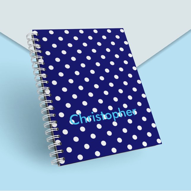 Blue Polka Dot Notebook (Creator Uploaded)
