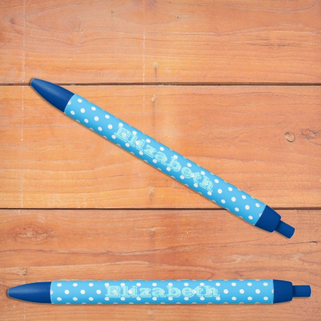 Blue Polka Dot Pen (Creator Uploaded)