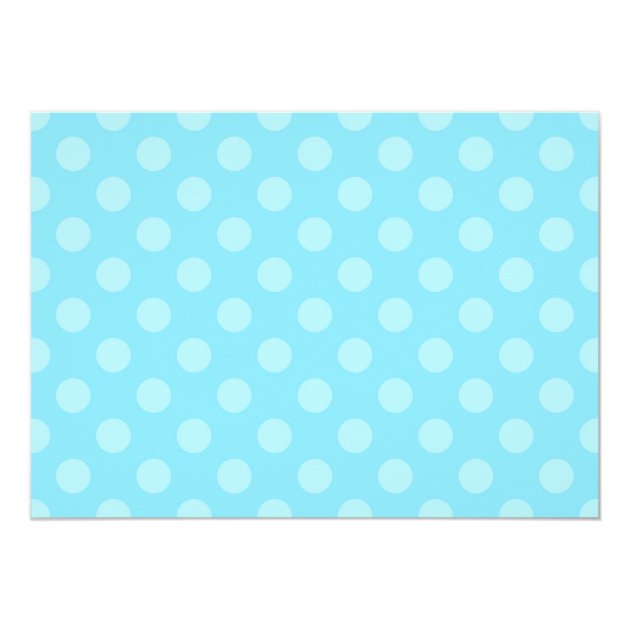 Blue Polka Dots Baby Boy Baby Shower Invitation