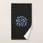 Blue Polka Dots Hand Towel at Zazzle