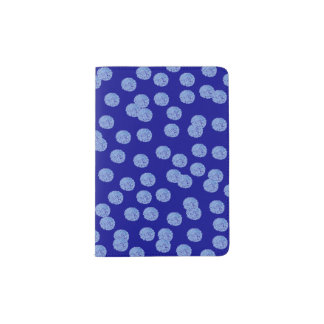 Blue Polka Dots Passport Holder