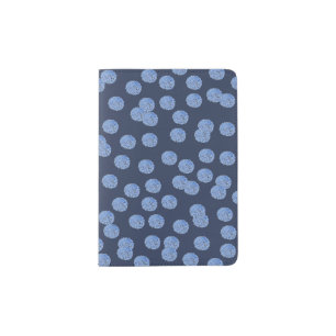 Blue Polka Dots Passport Holder