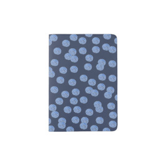 Blue Polka Dots Passport Holder