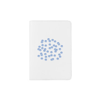 Blue Polka Dots Passport Holder