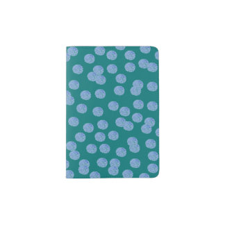 Blue Polka Dots Passport Holder