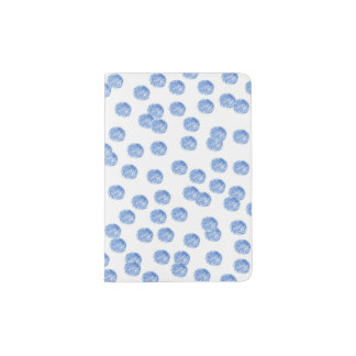 Blue Polka Dots Passport Holder