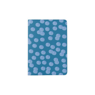 Blue Polka Dots Passport Holder
