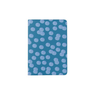 Blue Polka Dots Passport Holder