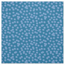 Blue Polka Dots Pima Cotton Fabric