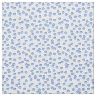 Blue Polka Dots Pima Cotton Fabric