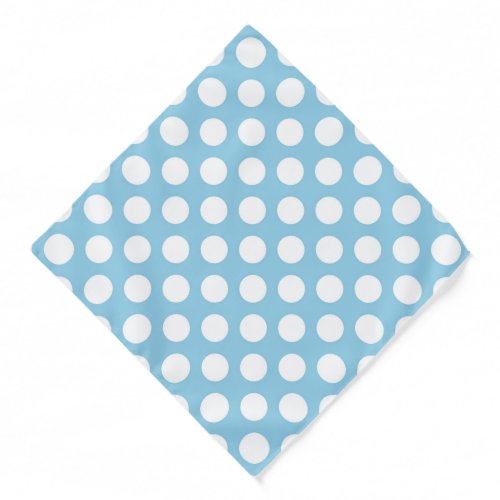 Blue Polka Dots Polka Dot Pattern Dots Dotted Bandana