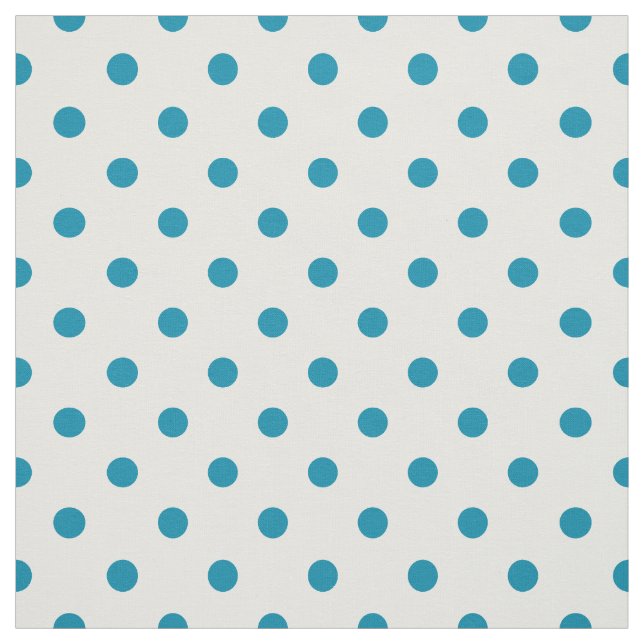 Blue Polka Dots, Polka Dot Pattern, Dots, Dotted Fabric (Swatch)