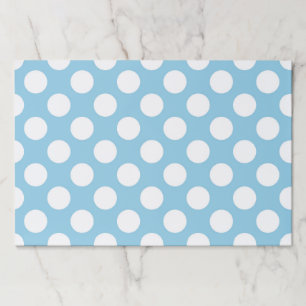 Blue Polka Dots, Polka Dot Pattern, Dots, Dotted Paper Pad