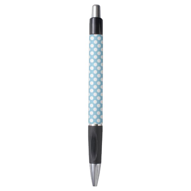 Blue Polka Dots, Polka Dot Pattern, Dots, Dotted Pen (Front Vertical)