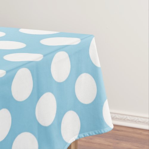 Blue Polka Dots Polka Dot Pattern Dots Dotted Tablecloth
