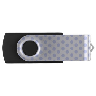 Blue Polka Dots USB Flash Drive