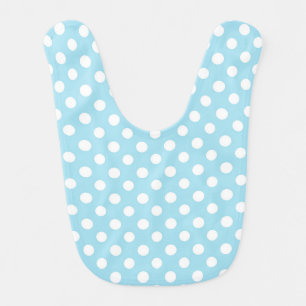 Blue Polkadot Baby Boy Baby Bib