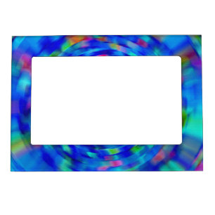 Blue Pond Ripple Magnetic Photo Frame