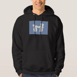 Blue Poodle Dog Tony Fernandes Hoodie