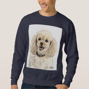 Blue Poodle Sweatshirt