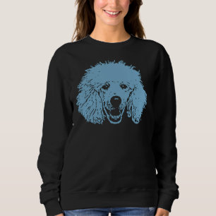 Blue Poodle         Sweatshirt
