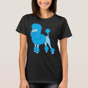 Blue Poodle T-Shirt