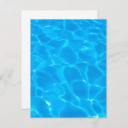 Blue Pool Water (Front/Back)