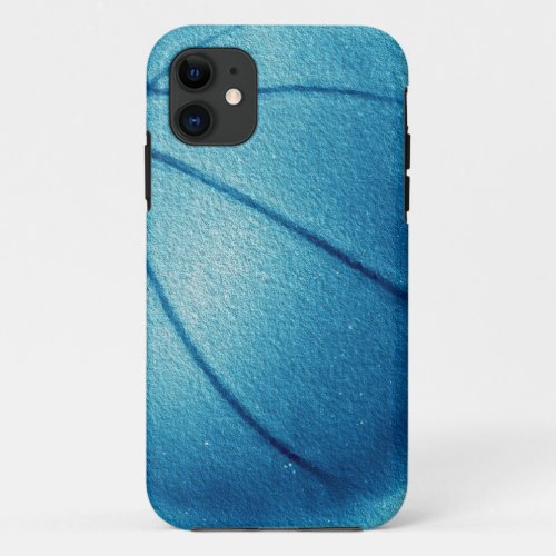 Blue Pop Art Basketball iPhone 11 Case