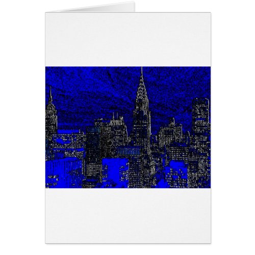 Blue Pop Art New York City