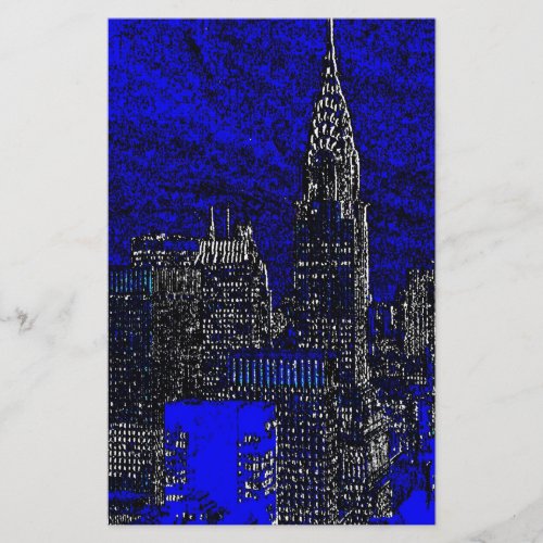 Blue Pop Art New York City