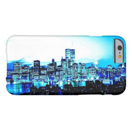 Blue Pop Art New York City iPhone 6 Case