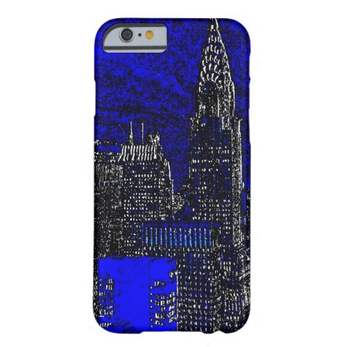 Blue Pop Art New York City iPhone 6 Case