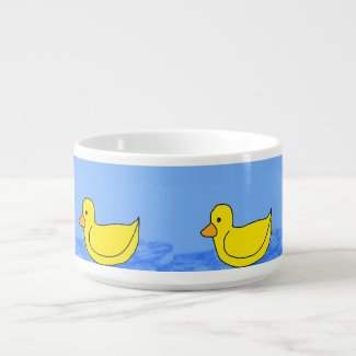 Blue Popcorn Anime Ducky Chili Bowl