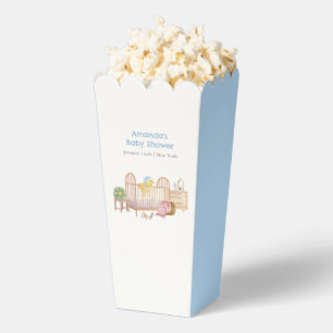 Blue Popcorn Nursery Toys Chicken Baby Shower Favor Boxes