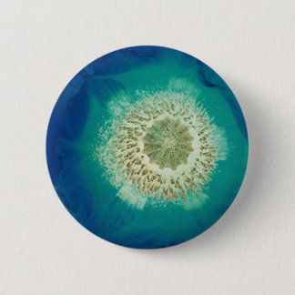 Blue Poppy Button