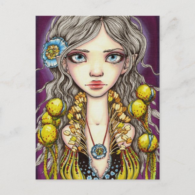 Blue Poppy Postcard (Front)