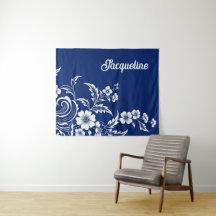 Blue Porcelain Bloom