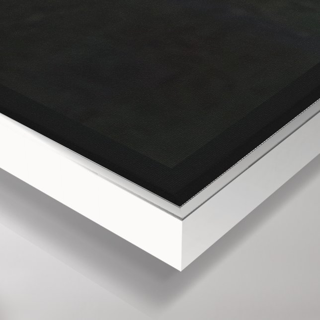 Blue Portrait of Nikola Tesla Canvas Print (Corner(Bottom))